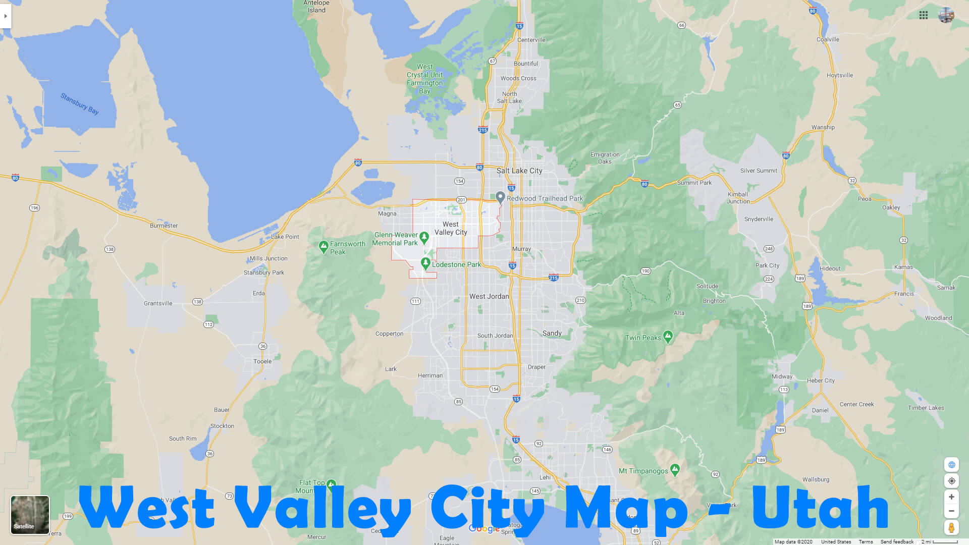 West Vallee Ville Carte   Utah